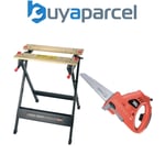 Black Decker KS890 Scorpion Hand Reciprocating Saw Jigsaw & WM301 Work Bench