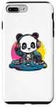 Coque pour iPhone 7 Plus/8 Plus Panda DJ mixant des mélodies colorées