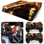 Kit De Autocollants Skin Decal Pour Console De Jeu Ps4 Slim Corps Complet Dieu De La Guerre, T1tn-Ps4slim-1834