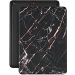 Burga Coque tablette pour iPad 9 (2021) 10.2 pouces / iPad 8 (2020) 10.2 pouces / iPad 7 (2019) 10.2 pouces - Rosé Gold Marble - Neuf