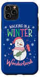 iPhone 11 Pro Walking In A Winter Wonderland Snowman Funny Ugly Christmas Case