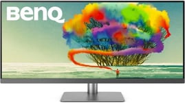 34" BenQ PD3420Q, IPS 3440x1440, 5 ms, DisplayHDR 400, höjdjusterbar, 2xHDMI/DP/USB-C 65W, högtalare, USB 3.2-hubb