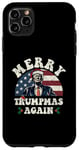 Coque pour iPhone 11 Pro Max Joyeux Noël de Trump : encore un jeu de mots drôle