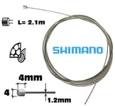 Shimano Vélo MTB Électrique Train Câble Dérailleur Inox 1,2 X 2,1m Argent