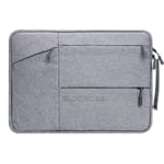 (Surface Pro 3Bag B Vaaleanharmaa) Kannettavan tietokoneen laukku Microsoft Surface Pro 7 12,3" Pro 4 3 5 Pro 6 vetoketjullinen pussilaukku UUDELLE Surface Laptop Go 12.4 -kotelolle