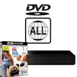 Panasonic Blu-ray Player DP-UB150EB-K DVD MultiRegion & The Secret Life of Pets