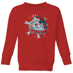 Marvel Spider-Man Pull de Noël pour enfants - Rouge - 5-6 ans