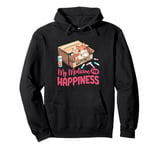 Cat Lover | Pet | Kitten | My Medicine For Happiness Pullover Hoodie