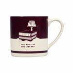 OFFICIAL AGATHA CHRISTIE BODY IN THE LIBRARY COFFEE CUP TEA MUG NEW IN BOX