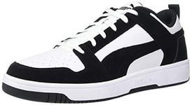 PUMA Unisex Rebound Layup Sneaker, Black/White, 13 UK