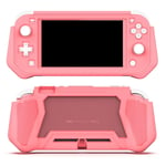 Nintendo Switch Lite 360° Plast Skal m. Skärmskydd - Pink