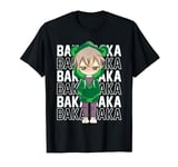 Funny Baka Idiot Chibi Anime Boy Japanese Manga Otaku T-Shirt