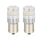 XELORD P21W 1156 BA15S LED Ampoule,6000K Lumière Blanc Froid,Pour Voiture Feu de Recul,Feux Stop,Feux Arrière,Feu Arrière Clignotants Feux,12V,Pack de 2