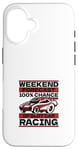 Coque pour iPhone 16 100 % de chances de participer à une course de voitures à sous, voiture télécommandée, mini-voiture