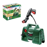 Bosch Home and Garden Nettoyeur haute-pression EasyAquatak 100 (1100 W, buse à 360° avec réservoir de détergent, tuyau de 5 m, flexible de 3 m, pression: 100 bar, débit maxi: 270 l/h