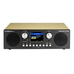 Albrecht DR 882 Radio numérique Dab+/FM avec écran Couleur 27882, télécommande, Fonction réveil, Musique stéréo et Podcast Streaming, boîtier en Bois Aspect Bambou