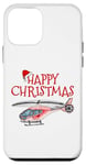 Coque pour iPhone 12 mini Pilote d'hélicoptère de Noël 2022