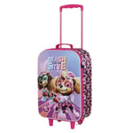 Karactermania La Pat' Patrouille Mighty-Valise à roulettes Soft 3D, Rose