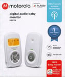 Motorola MBP24 Digital Audio Baby Nursery Monitor, 2 Way Talk, DECT 300m Range