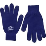 UMBRO Knitted Tech IPhone Gloves Royal Blue/White Touchscreen Compatible