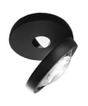 Nautilus taklampe, dimbar 15W LED, Sort - LAGERSALG