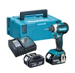 Makita 18V Brushless LXT Impact Driver Compact - DTD153RMJ - 4.0Ah Pack