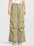 Converse Womens Parachute Pant - Khaki, Khaki, Size S, Women