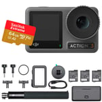 DJI Osmo Action 3 Adventure Combo + SanDisk microSDXC 64GB actionkamera