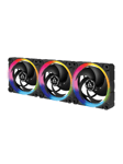 Arctic BioniX P120 A-RGB - 3-pack + Controller - Chassi fläkt - 120mm - Svart med RGB LED - 13 dBA