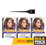 L'Oréal Excellence Cool Creme Permanent Hair Color Anti-Brass All Colors 3-Pack