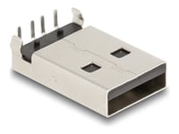 Delock Usb 2.0 Typ B-Uttag 4-Polig Smd-Kontakt För Lödmontering 90° Vinklad 10 St