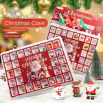 40 Figurines Advent Calendar Toy 4 Keychain Christmas Calendar  Christmas