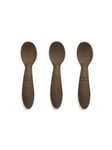 Nuuroo Ella silicone spoon 3-pack - Acorn