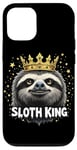 Coque pour iPhone 12/12 Pro Le roi paresseux couronné des garçons de la royauté