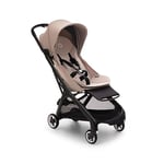 Bugaboo Butterfly Ultra Compact Travel Stroller, Small & Lightweight, Easy 1-Second Fold, Ergonomic and Extra Spacious City Pushchair from Baby to Toddler, Comfortable Steering, Black/Desert Taupe