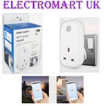 WI-FI PLUG IN SMART SOCKET REMOTE CONTROL LIGHTS APPLIANCES ALEXA GOOGLE HOME