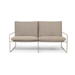 ferm LIVING Desert 2-pers. sofa Cashmere/Dark sand