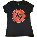 Foo Fighters Ladies T-Shirt: FF Logo (Small)