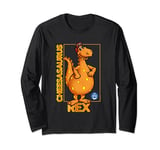 Heinz Kraft Mac & Cheese Cheesasaurus Rex Mascot Logo Long Sleeve T-Shirt