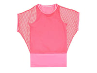 Blus I Neonrosa Mesh