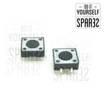 2 x SWITCH TECHNICS SL-1200 1210 MK2 MK5 M3D 33/45 RPM REF: EVQP5R04K COMPATIBLE