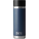 Yeti Rambler 18 OZ Bottle With Hotshot Cap (Navy)