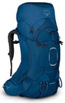 Osprey Aether 55 Men's Backpacking Pack Deep Water Blue - L/XL