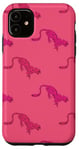 iPhone 11 Pink Leopard Cute Cheetah Girl Aesthetic Case