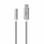 XQISIT Adapter USB-C till 3.5mm AUX 12 cm Silver