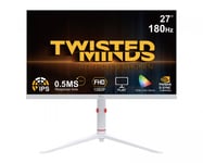 Twisted Minds Artic Pro Series 27” FHD, 180Hz, Fast IPS, 0.5ms, HDR400 Pelimonitori