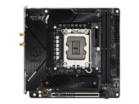 Asrock Phantom Gaming B760i Lightning Wifi - Hovedkort - Mini-Itx - Lga1700-Sokkel - B760 Chipset - Usb 3.2 Gen 1, Usb 3.2 Gen 2, Usb-C 3.2 Gen 1, Usb-C 3.2 Gen2 - Wi-Fi 6E, Bluetooth - Innbygd Grafikk (Cpu Kreves) - Hd-Lyd (8-Kanalers)