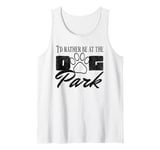 i'd rather be at the dog park petting dog Tank Top