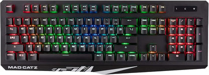 Madcatz S.T.R.I.K.E. 4 Noir - Clavier Gamer mécanique filaire/ Cherry MX Brown/ rétro-éclairage RGB/ AZERTY