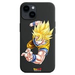 Personalaizer Goku Flexible Black Case Compatible for iPhone 15